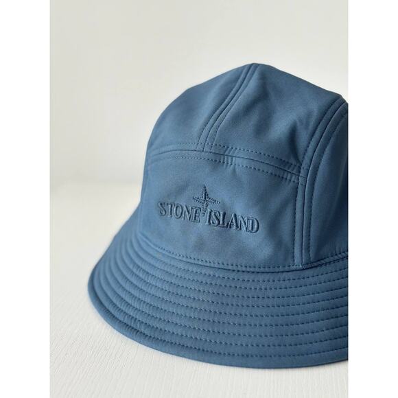 NWT Stone Island Bucket Hat Fleece Water-Resistant Nylon - Picture 3 of 10